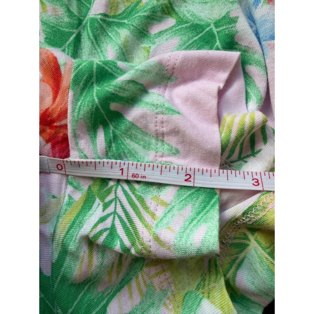 Tommy Bahama Tank PJ Set Size Medium Tropical Hibisus Floral Summer Vacation NWT - Picture 13 of 15